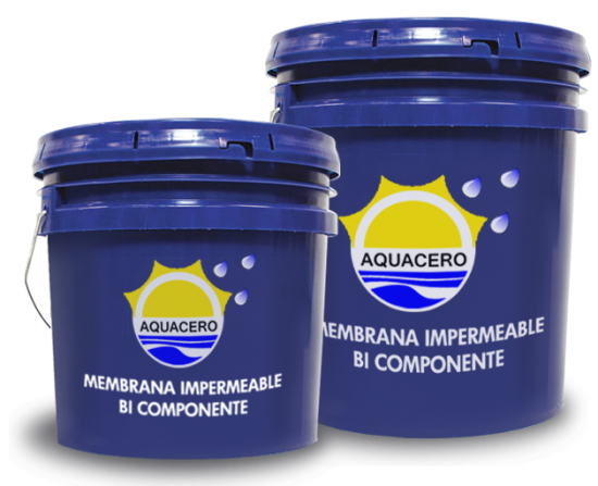 AQUACERO MEMBRANA IMPERMEABLE 5 y 2.5 Galones